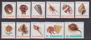 Singapore #189-99  F-VF Unused CV $14.90 (A2176)  