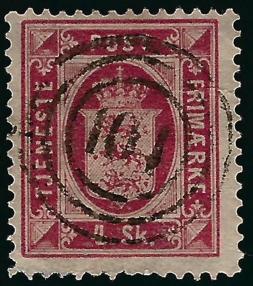 Denmark SC O2 Official F-VF Used numerical cancel ..Grab a Bargain!