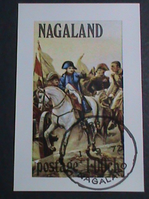 NAGALAND-1972-FRANCE IN WARS -IMPERF-CTO S/S-VERY FINE WE SHIP TO WORLD WIDE