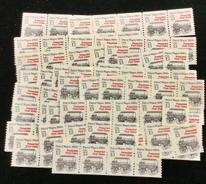 2258. Police Patrol Wagon Precancelled. 100 mint coils. 13 cent stamp. Face $13