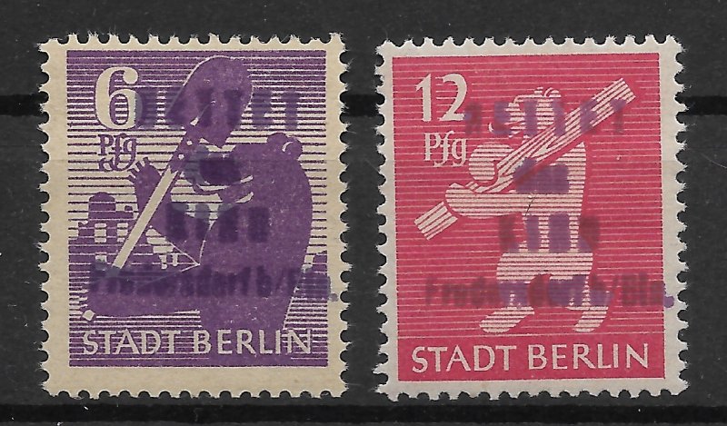 German Locals: Fredersdorf MNH Set