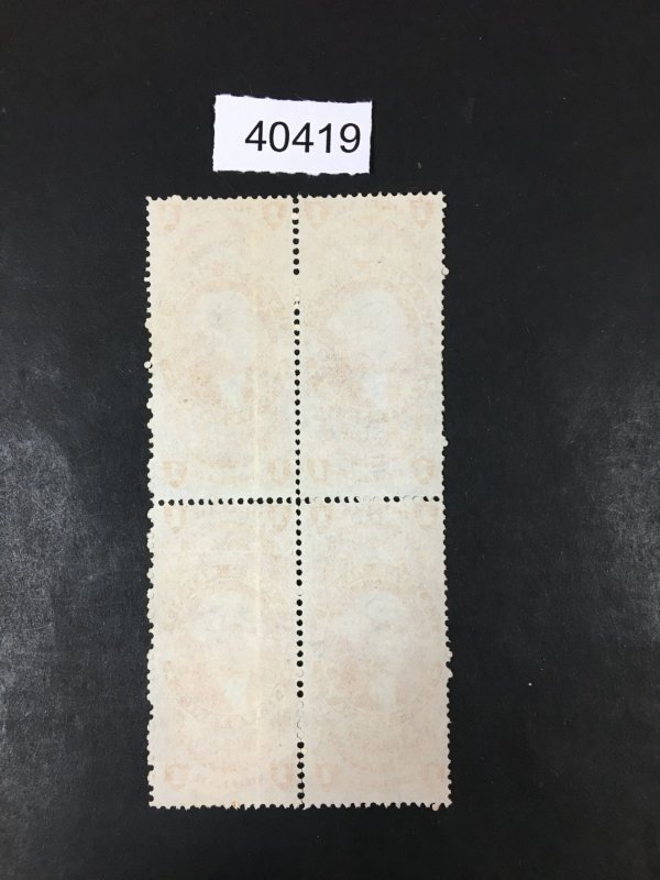 US STAMPS # R66c USED BLOCK $160 LOT #40419