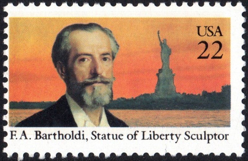 SC#2147 22¢ F. A. Bartholdi Single (1985) MNH