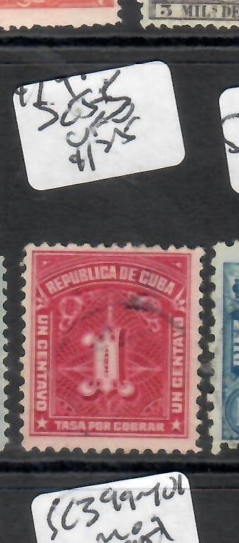 CUBA SPANISH COLONY  POSTAGE DUE   SC J1   VFU    P0515H