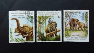 Laos 1982 Indian Elephant Used