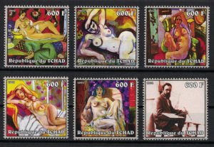 CHAD 2002 - Paintings, Matisse / complete set MNH