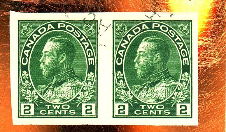 CANADA #137 USED PAIR VF Cat $88