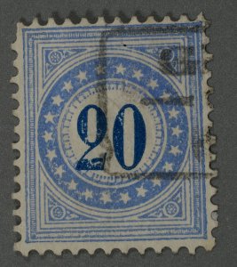 Switzerland #J6 Used Fine/VF Cancel Frame Normal Type I