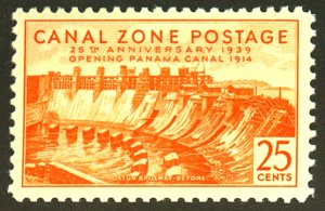 CANAL ZONE #134 MINT OG LH