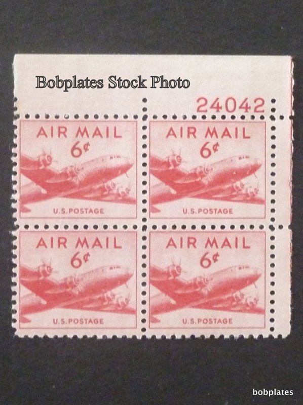 BOBPLATES #C39b Skymaster Dry 25414 Lower Left Plate Block F-VF NH DCV=$4