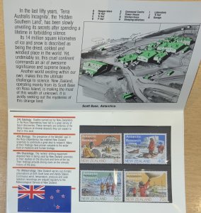 NEW ZEALAND PRESENTATION PACK 1984 ANTARCTIC RESEARCH