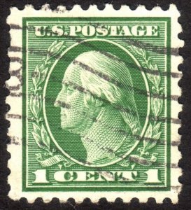 1914, US 1c, Washington, Used, Well centered, Sc 424