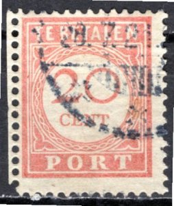 Netherlands Indies (Indonesia) 1913: Sc. # J33; Used Single Stamp