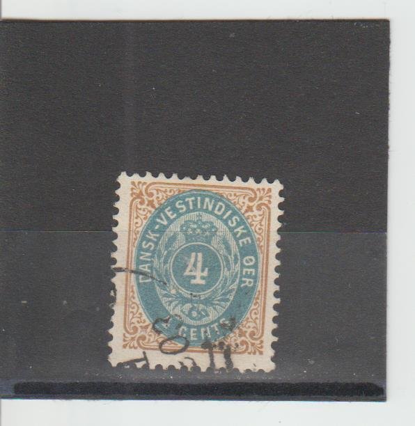 Danish West Indies  7  Used  (1874 Numeral)