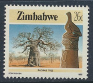 Zimbabwe SG 673  SC# 507  MNH   Baobab Tree  see detail and scan