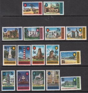 Barbados 328-343 MNH VF