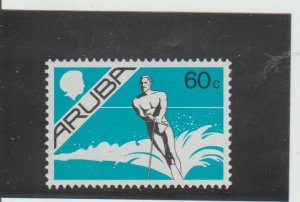 Aruba  Scott#  9  MNH  (1986 Water Skier)