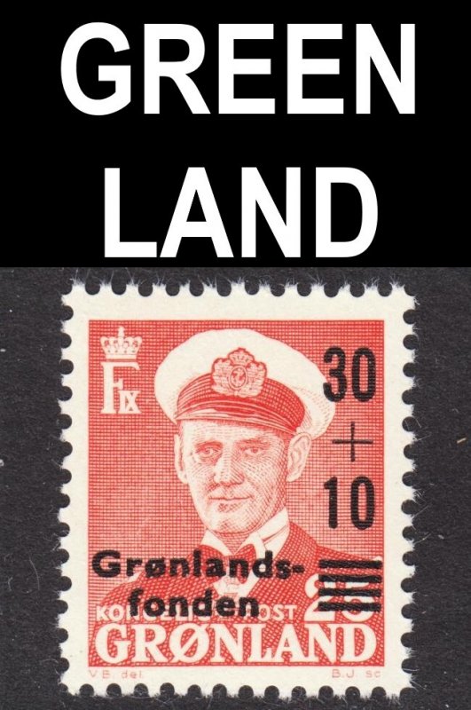 Greenland Scott B2 VF mint OG NH.