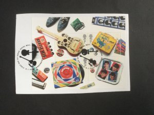 GB 2007. The Beatles.  Used minisheet. Ex FDC on paper. MS2693.