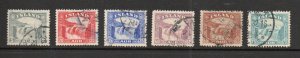 Iceland - Sc# 170 0- 175 Used     /      Lot 0224297