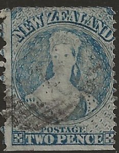 New Zealand 28C  1864 2 pence fine used