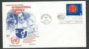 United Nations New York #258 Equality unaddressed Fleetwood FDC