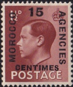 Great Britain Offices in Morocco #438 Mint