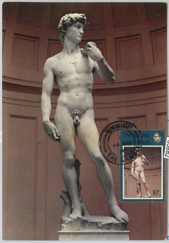 63882 - GAMBIA - POSTAL HISTORY: MAXIMUM CARD 1975 - ART Michelangelo-