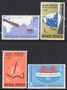 Indonesia 593-596 MNH VF