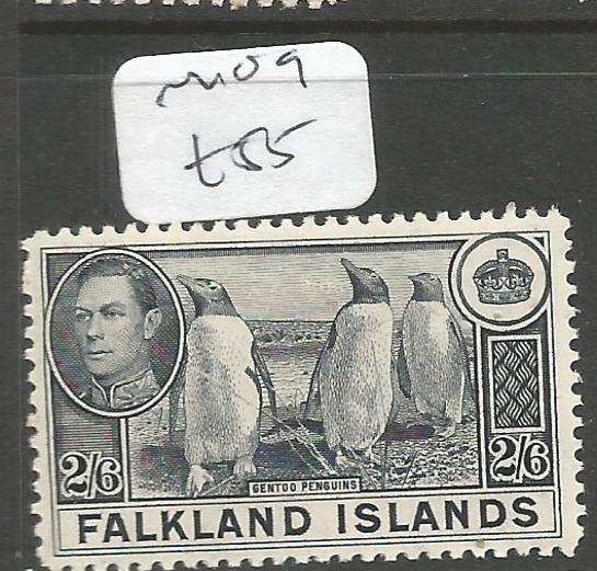 Falkland Islands 2/6 Penguins SG 160 MOG (4cis)