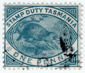 (I.B) Australia - Tasmania Revenue : Stamp Duty 1d