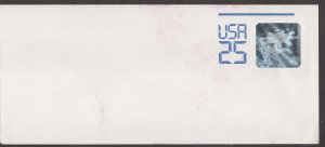 USA # U617  Entire Stamped Envelope - 25c Space Shuttle    (1)  Mint