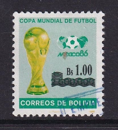 Bolivia   #961  used  1996  surcharge 1b