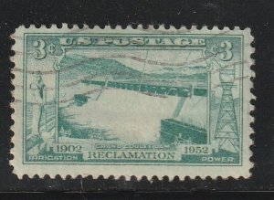 US 1952 Grand Coulee Dam Sc 1009 Used A1171