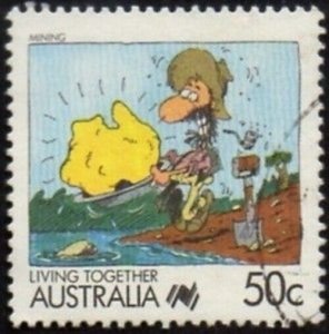 Australia 1988 SG1124 50c Mining FU