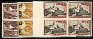 Cuba #583, C173-174 Cat$26, 1957 Cuban Norman School, complete set with Airpo...