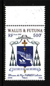 Wallis & Futuna-Sc#686-unused NH set-Arms of Bishop Lolesio Fuahea-2010-