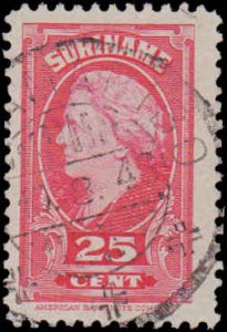 Suriname #197, Incomplete Set, 1945, Used