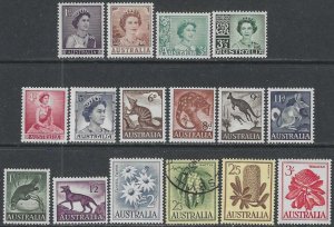 Australia 314-331 MNH/Used Short set SC$31.45