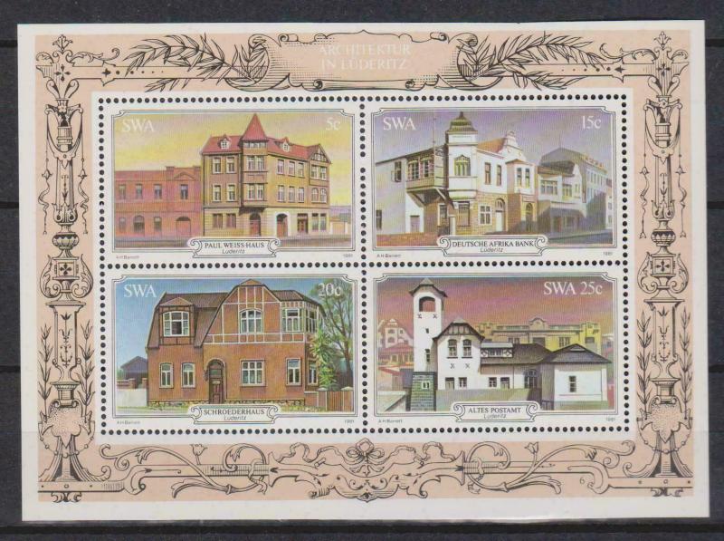 SWA - SOUTH WEST AFRICA 1981 Historical Buildings  MNH