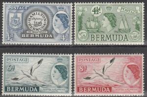 Bermuda #150-53  MNH CV $8.35  (A3174)