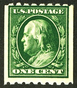 U.S. #390 MINT OG HR