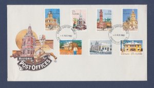 AUSTRALIA - Historic Post Offices  - FDC - 1982