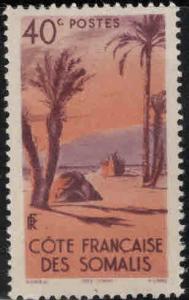 Somali Coast Scott 250 MH* 1947 stamp expect similar centering