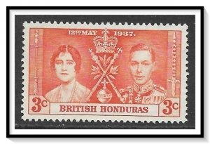 British Honduras #112 Coronation Issue NG