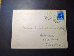 1946 Norway Cover Brekkesto to Aubonne Switzerland