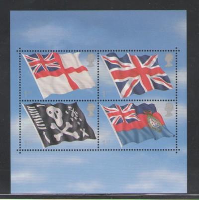 Great Britain Sc  1999 2001 Flags & Engigns stamp sheet mint NH