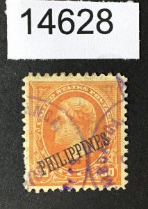 PHILIPPINES US STAMPS # 218 USED VF CV. $38 LOT #14628