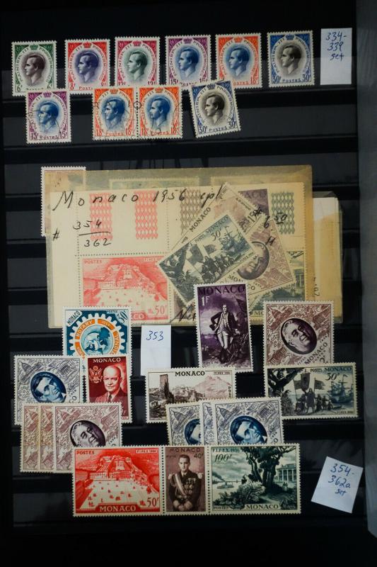 Monaco Strong Classic Stamp Collection