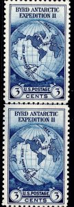 U.S. 753 MNH LINE PAIR AS SHOWN (V5841)